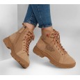 Skechers Women's BOBS Broadies - Combat Cutie Shoes - حذاء سكيتشرز بوبس برودز للنساء لون بيج