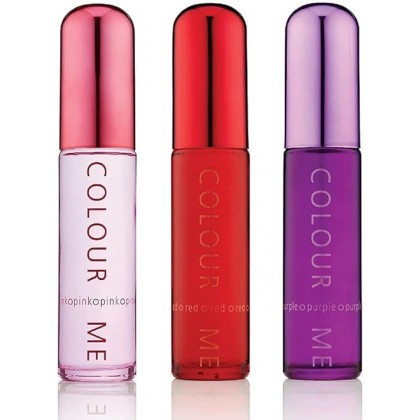 Colour Me Pink Red Purple 3×50ML