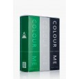 Colour Me Silver Black Green 3×50ML