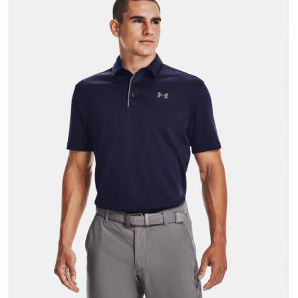 Under Armour Men's Tech Mens Polo Shirt- Navy