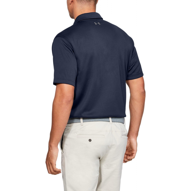 Under Armour Men's Tech Mens Polo Shirt- Navy
