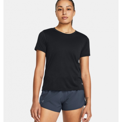 Under Armour Women's Launch Splatter Short Sleeve T-Shirt - Black