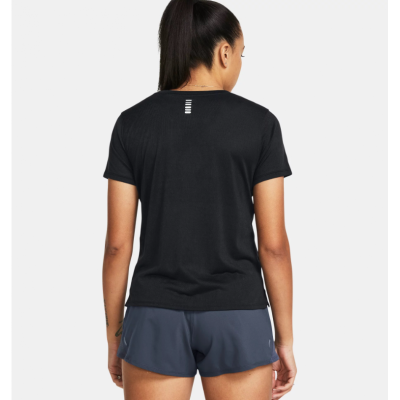 Under Armour Women's Launch Splatter Short Sleeve T-Shirt - Black