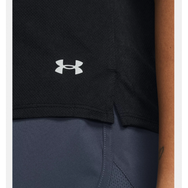 Under Armour Women's Launch Splatter Short Sleeve T-Shirt - Black