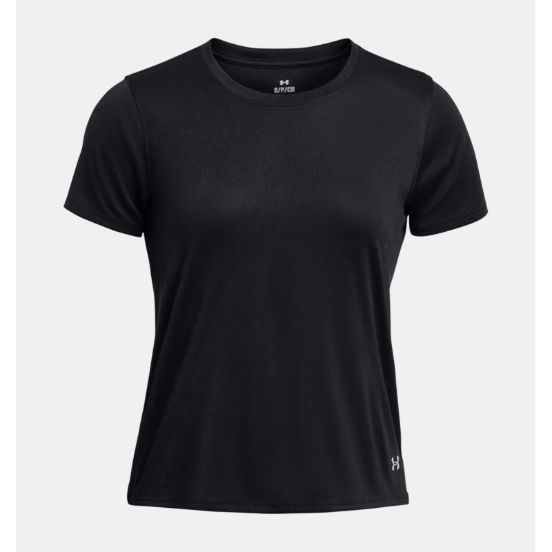 Under Armour Women's Launch Splatter Short Sleeve T-Shirt - Black