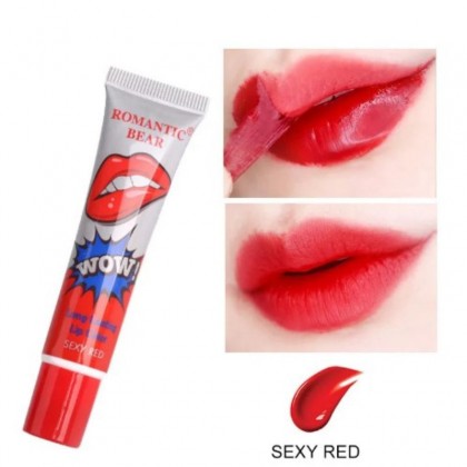 حومرة WOW تاتو للشفاه Peel Off Lip Mask - لون Sexy Red
