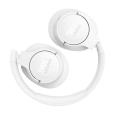 JBL T770NC Wireless Over-Ear Headphones White-سماعات رأس لاسلكية من جي بي ال لون أبيض