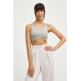 Reebok Womens' Studio Rib Crop Ash Bra