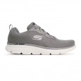 Skechers Men's Burns 2.0 Dorlus Shoes - حذاء سكيتشرز برنز 2.0 للرجال لون رمادي ونعل أبيض
