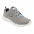 Skechers Men's Burns 2.0 Dorlus Shoes - حذاء سكيتشرز برنز 2.0 للرجال لون رمادي ونعل أبيض