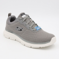 Skechers Men's Burns 2.0 Dorlus Shoes - حذاء سكيتشرز برنز 2.0 للرجال لون رمادي ونعل أبيض