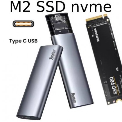 تحويلة هاردسك معدنية من ssd m2 nvme إلى USB