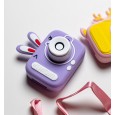 كاميرا أطفال بتصميم أرنب لون بنفسجي