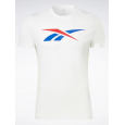 Reebok Graphic Series Vector T-Shirt‏ تيشيرت ابيض من ريبوك للرجال