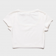 Reebok Women's Classics Cropped Jersey T-Shirt Chalk- تيشيرت ريبوك كلاسيك كروبيد جيرسي للنساء لون طحيني