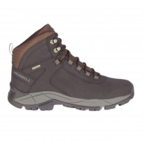Merrell Men's Vego Mid Leather Waterproof Shoes - حذاء ميريل جلد فيجو ميد ووتر بروف للرجال لون بني 