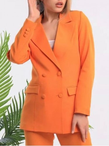 جاكيت رسمي لون برتقالي