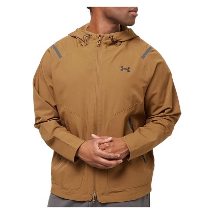 Under Armour Men's Unstoppable Jacket-جاكيت اندر ارمور أنستوببل ليفت تشيست للرجال لون بني 