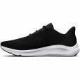 Under Armour Men's Charged Pursuit 3 Big Logo Shoes - حذاء أندر آرمر تشارجد بيرسيت 3 بيج لوجو للرجال لون أسود ونعل أبيض