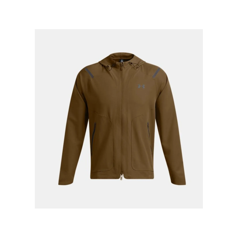 Under Armour Men's Unstoppable Jacket-جاكيت اندر ارمور أنستوببل ليفت تشيست للرجال لون بني 