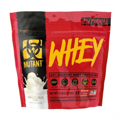 Mutant Whey Protein Powder 2.27kg (61 Servings) Vanilia Ice Cream Flavor