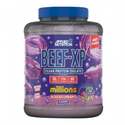 BEEF-XP Clear Beef Protein Isolate 1.8kg (60 Servings) Millions Blackcurrant Flavor
