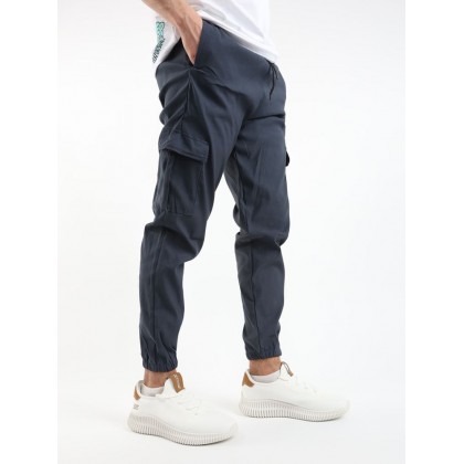 بنطلون سبورت كاجوال للرجال لون كحلي من I CAN