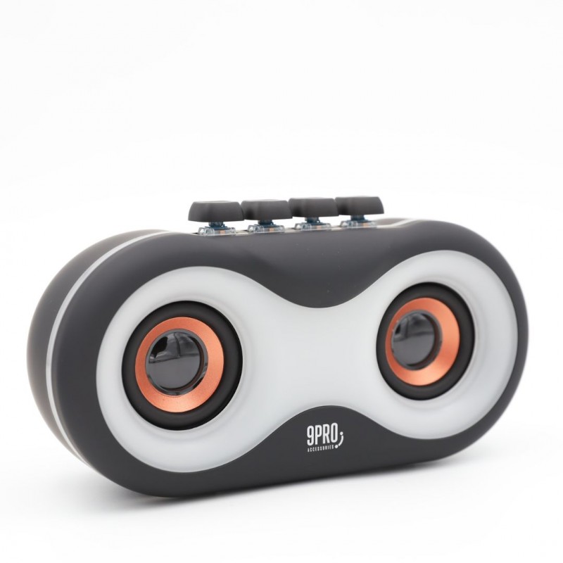 سماعة HY 80 بقوة 14W RMS من تشكيلة سماعات 9PRO لون اسود