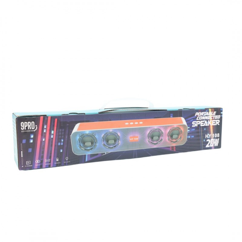 سماعة HY 80 بقوة 20W RMS من تشكيلة سماعات 9PRO لون اسود