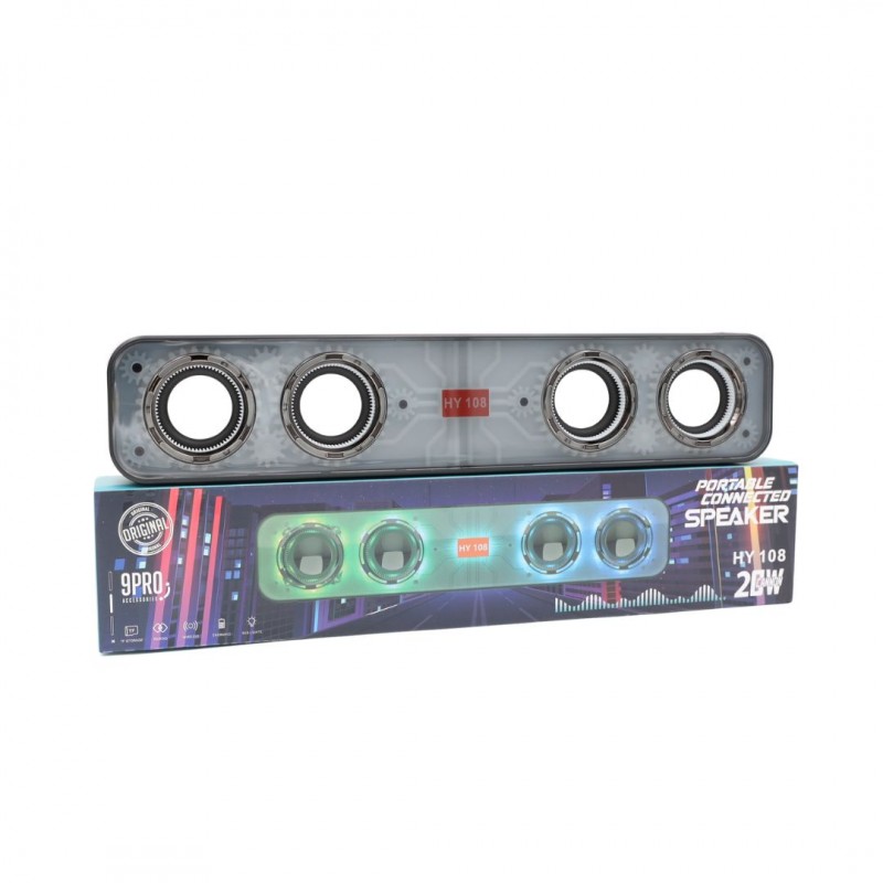 سماعة HY 80 بقوة 20W RMS من تشكيلة سماعات 9PRO لون اسود