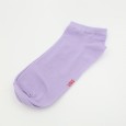 جوارب قطنية قصيرة (3 أزواج) للنساء بألوان متعددة بنفسجي ونهدي وبنفسجي غامق