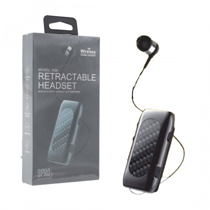 سماعات أذن لاسلكية من 9 برو لون أسود