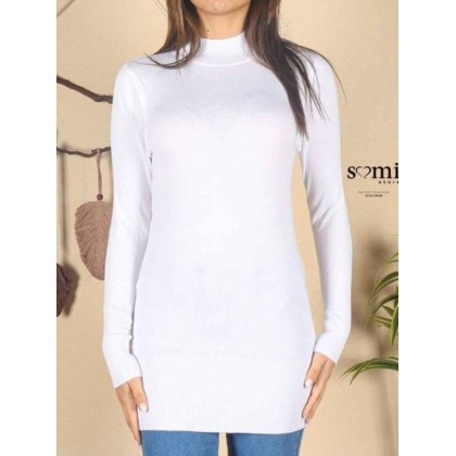 بلوزة جولف للنساء لون أبيض