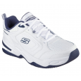 Skechers Men's Relaxed Fit Durham Delck Shoes -حذاء سكيتشرز ريلاكس فيت دورهام ديلك للرجال لون أبيض وكحلي