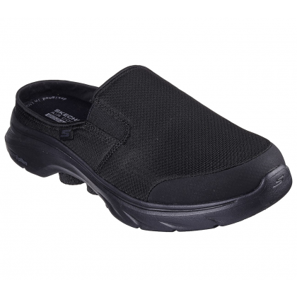 Skechers Men's GOwalk 7 slip-on Slide -شبشب سكيتشرز حو ووك 7 للرجال لون أسود