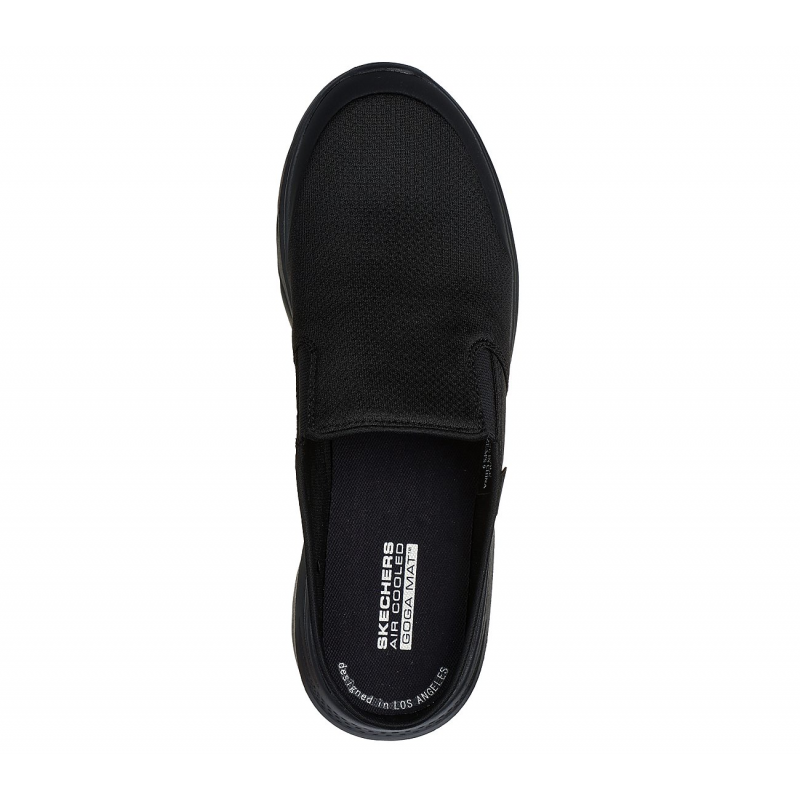 Skechers Men's GOwalk 7 slip-on Slide -شبشب سكيتشرز حو ووك 7 للرجال لون أسود