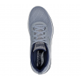 Skechers Men's Go Walk Arch Fit 2.0-Idyllic 2 Shoes -حذاء سكيتشرز جو ووك ارتش فيت 2.0 للرجال لون رمادي ونعل أبيض