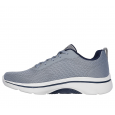 Skechers Men's Go Walk Arch Fit 2.0-Idyllic 2 Shoes -حذاء سكيتشرز جو ووك ارتش فيت 2.0 للرجال لون رمادي ونعل أبيض