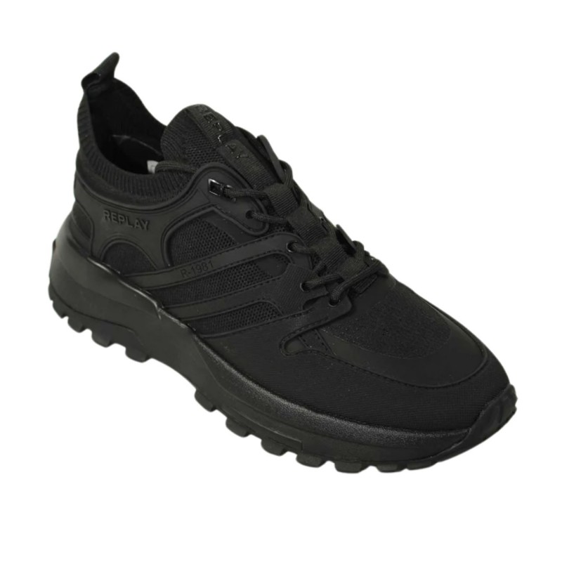 Replay Men's Stal 1 Shoes- Black