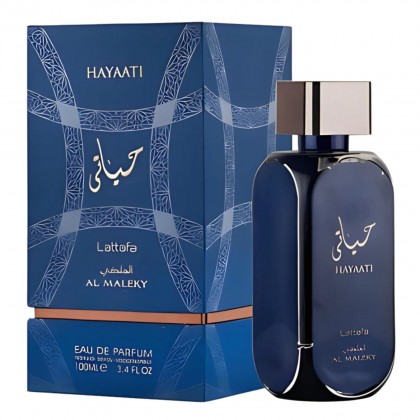 Hayaati Al Maleky EDP By Lattafa For Men 100ml-عطر حياتي الملكي من لطافة للرجال سعة 100 مل