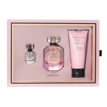 Victoria's Secret Bombshell Fine Fragrance 3-Pieces Gift Set