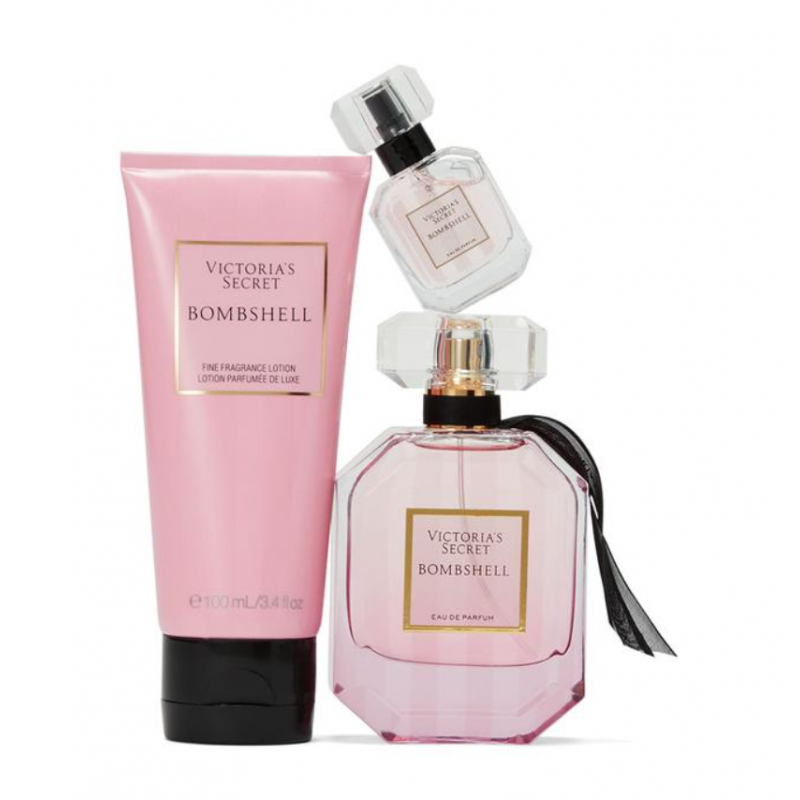 Victoria's Secret Bombshell Fine Fragrance 3-Pieces Gift Set