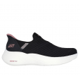 Skechers Women's Slip-ins: BOBS Sport Infinity - Daily Vision Shoes - حذاء سكيتشرز سليب انس: بوبس انفينتي للنساء لون أسود ونعل أبيض