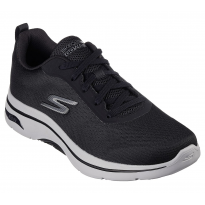 Skechers Men's Go Walk Arch Fit 2.0-Idyllic 2 Shoes -حذاء سكيتشرز جو ووك ارتش فيت 2.0 للرجال لون أسود ونعل أبيض