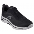 Skechers Men's Go Walk Arch Fit 2.0-Idyllic 2 Shoes -حذاء سكيتشرز جو ووك ارتش فيت 2.0 للرجال لون أسود ونعل أبيض