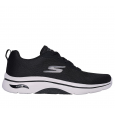 Skechers Men's Go Walk Arch Fit 2.0-Idyllic 2 Shoes -حذاء سكيتشرز جو ووك ارتش فيت 2.0 للرجال لون أسود ونعل أبيض