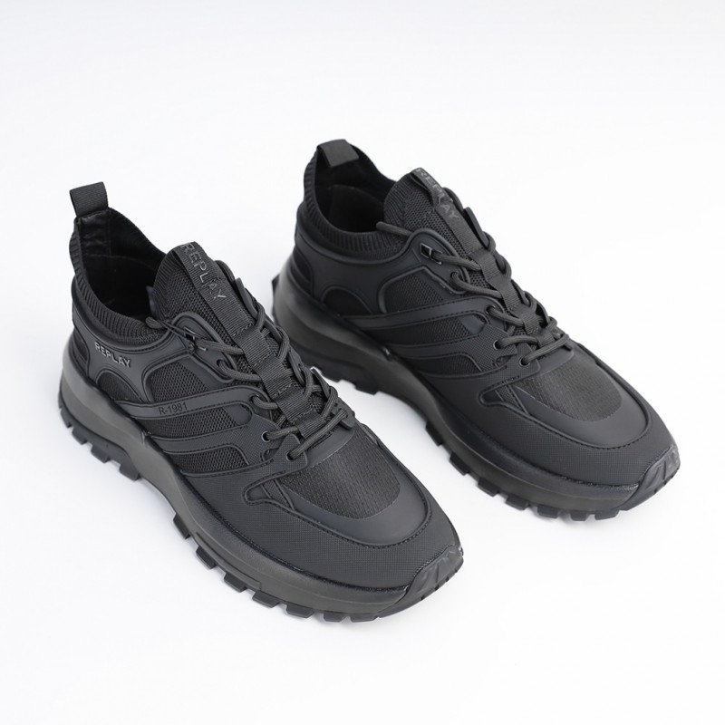 Replay Men's Stal 1 Shoes- Black