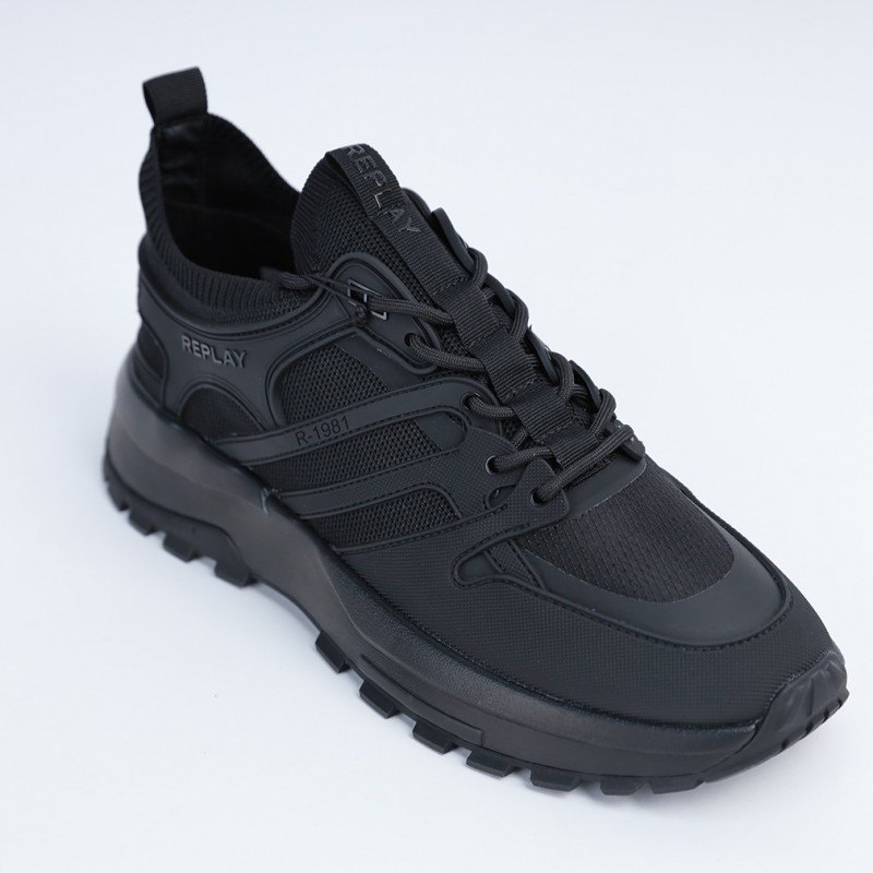 Replay Men's Stal 1 Shoes- Black