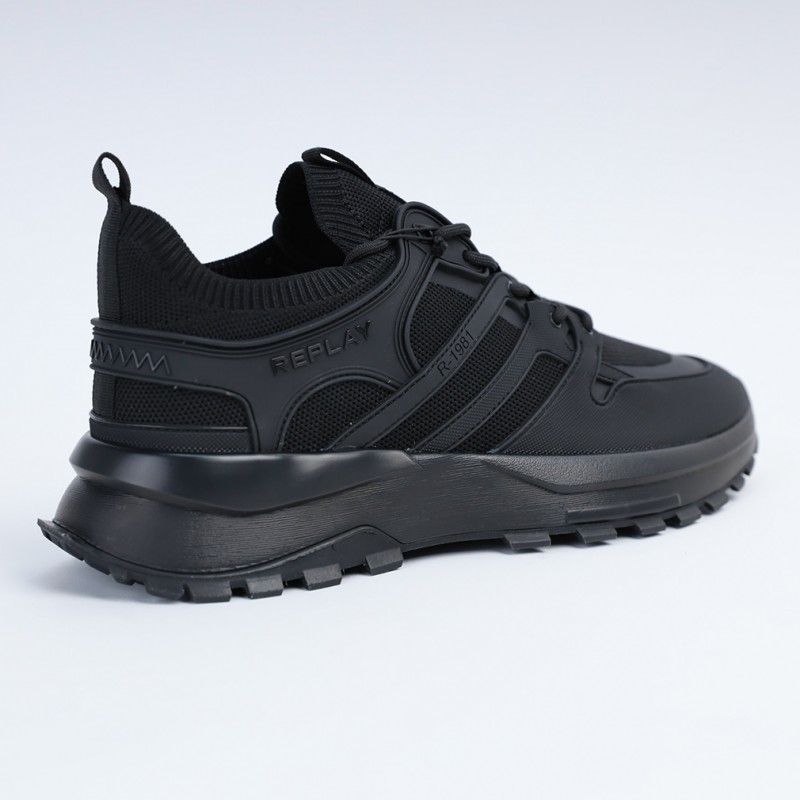 Replay Men's Stal 1 Shoes- Black