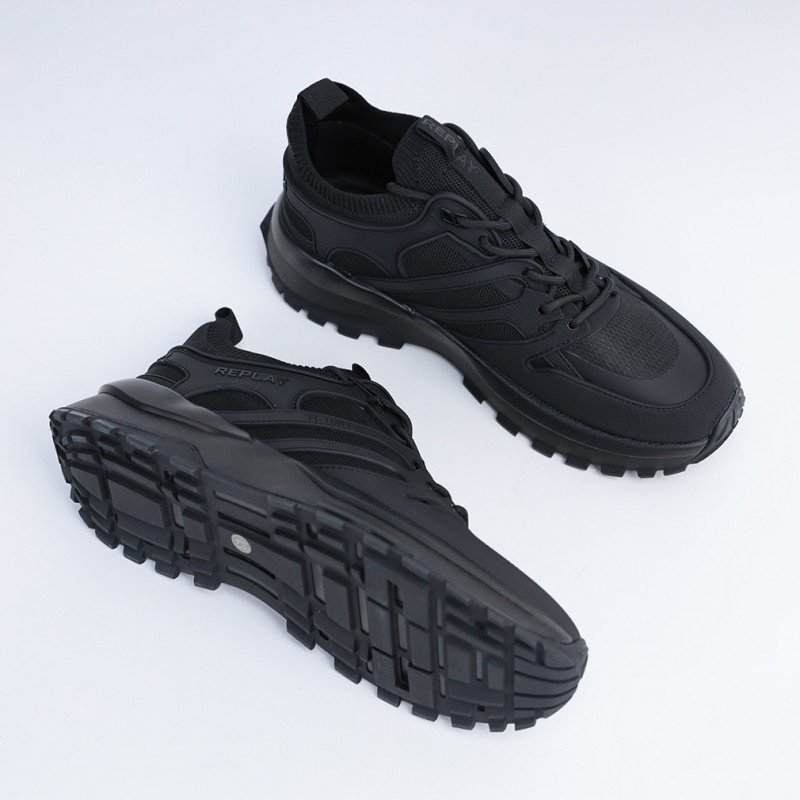 Replay Men's Stal 1 Shoes- Black